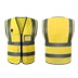 Áo phản quang áo có thể in nhiều túi giao thông công trường xây dựng an toàn quần áo đi xe áo phản quang áo vest áo phản quang lưới 