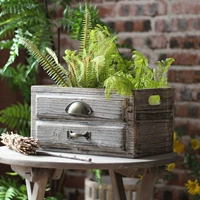Деревянная коробка, цветочный горшок, система хранения для беседки, цветочный магазин, ретро украшение