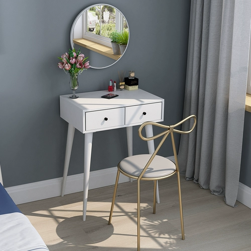 Скандинавский современный и минималистичный маленький туалетный столик для спальни, мебель
