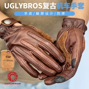 Spot uglybros Summer Cycling Vintage Retro Gloves сенсорный экран овчина CM300 CM500 Motorcycle RA