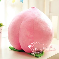 Pink Queen Peach Gối Đồ chơi sang trọng Mô phỏng Trái cây Đào Dạy Đạo diễn Biểu diễn Big Life Peach - Đồ chơi mềm gấu teddy