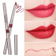 Không thấm nước xoay Lip liner Non-stick Cup Lipstick Lip Lip Bean Bean Aunt Color Korea Bites Lip Makeup Chính hãng - Bút chì môi / môi lót