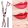 Không thấm nước xoay Lip liner Non-stick Cup Lipstick Lip Lip Bean Bean Aunt Color Korea Bites Lip Makeup Chính hãng - Bút chì môi / môi lót son mamonde màu 23