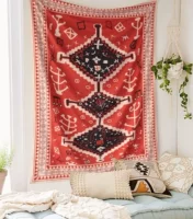 ins Bắc Âu gió quốc gia treo tấm thảm khăn trải bàn vải đa chức năng Morocco và Phi totem nền bọc vải - Tapestry thảm tranh treo tường