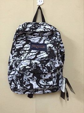 jansport杰斯伯正品双肩包超级叛逆校园男女包t501 0jr 黑白泼墨