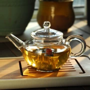 Một nhà Kiln Kung Fu Ấm trà nhỏ Ấm thủy tinh Bong bóng Ấm trà Ấm trà Dung tích nhỏ Bộ trà 200ml - Trà sứ