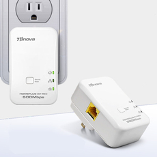 сетевой адаптер 500mbps powerline homeplug av