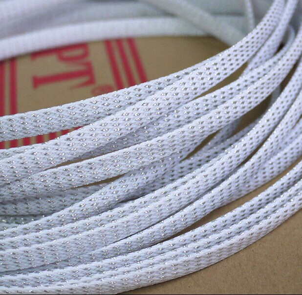 Silver Blended FabricSnake skin net 4mm Polychromatic Optional Three weave Encryption type PET Woven net Nylon net Shock net
