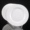 Đĩa gốm sứ sáng tạo bộ đồ ăn gia đình 6 Gói vuông trắng tinh khiết món ăn món ăn tròn đĩa ăn sáng - Đồ ăn tối