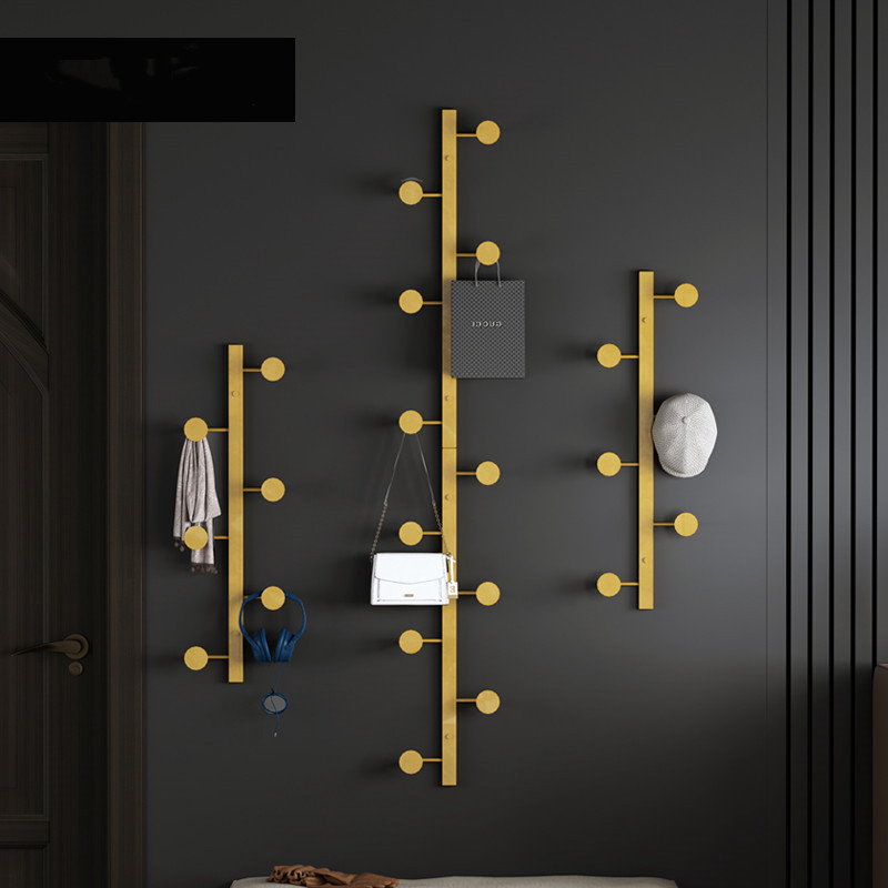 Đèn Ý Sang Trọng Sắt Rèn Treo Tường Lối Vào Lối Vào Phòng Ngủ Giá Treo Áo Cửa Nhà Lưng Túi Giá Sáng Tạo Móc Treo kệ treo tường phòng ngủ kệ trưng bày hàng hóa