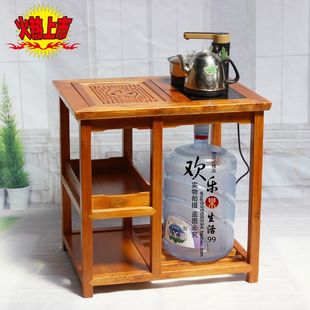 新中式 实木茶道桌茶水桌客厅多功能休闲泡茶桌