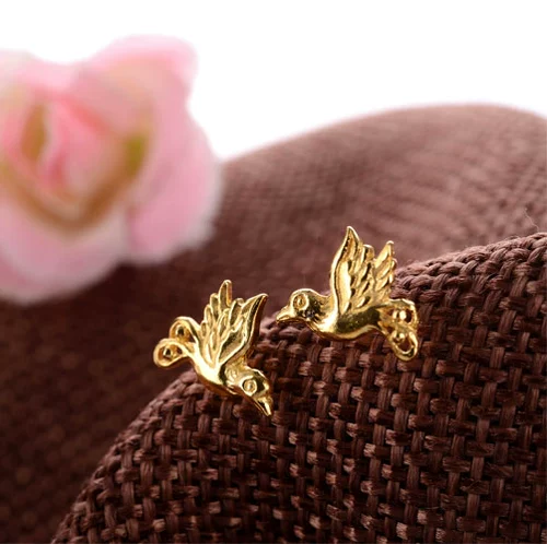 Золотые серьги, 24 карат