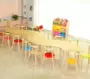 Trò chơi mẫu giáo trẻ em bàn ghế gỗ rắn bàn gỗ mẫu bàn kết hợp vẽ tranh bàn hình quạt lớp học viết trẻ - Phòng trẻ em / Bàn ghế ghế học cho bé