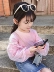 Áo khoác bé gái đại dương Cô bé mùa xuân 2019 Trẻ em mặc áo phao tay áo trẻ em Hàn Quốc Áo thun dài tay - Áo thun thời trang cho bé Áo thun