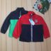 Le Tao trẻ em mới của quần áo cậu bé Nhật Bản phần mỏng mùa xuân và mùa thu áo nam bé đứng cổ áo màu phù hợp với áo sơ mi đặc biệt cung cấp Áo khoác