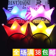 Glow Headband Crown Flash Crown Headband Concert Nguồn cung cấp Flash Headband Flash Hair Clip - Sản phẩm Đảng / Magic / Hiệu suất