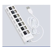 7 một adapter USB HUB trong bảy laptop rải splitter đa giao diện USB2.0 - USB Aaccessories