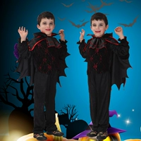 Детская одежда для мальчиков, костюм, плащ, xэллоуин, длинный рукав, косплей