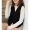 Hạnh phúc nhà cao cấp phong cách đơn giản retro ấm cashmere đan V-Cổ ngắn đơn ngực vest quần áo của phụ nữ