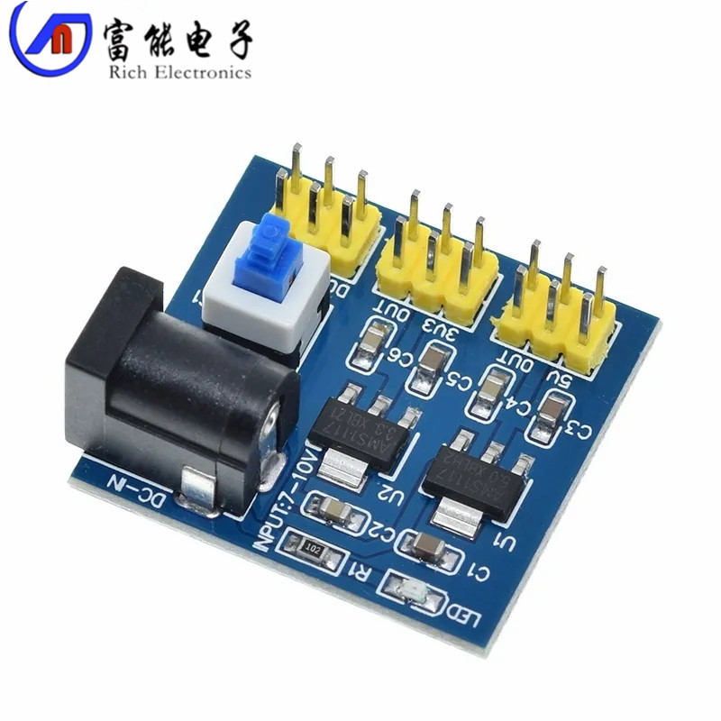 Mô-đun nguồn 3.3V 5V 12V mô-đun chuyển đổi điện áp đầu ra đa kênh DC-DC 12V sang 3.3V 5V