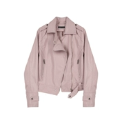 Câu lạc bộ thiết kế Mùa Thu mới đầu máy ngắn ve áo PU leather jacket Slim nữ Hàn Quốc phiên bản của chic