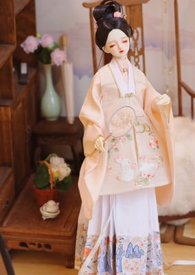 taobao agent [Next Dian] BJD ancient style baby clothes Ming system [Qiu Han Rabbit] four -quarter three -pointers