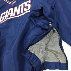 Quần áo đội bóng đá chuyên nghiệp NFL của Mỹ xung quanh người đứng đầu bộ đội Bay xanh khổng lồ ở New York Giants găng tay bóng bầu dục