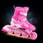 Thể thao giới hạn skateboard nam giới và phụ nữ giày trượt con lăn trẻ em người lớn trượt băng đồ bảo hộ toàn bộ 6 bộ giày patin 4 bánh gấp xếp