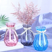 Bình thủy tinh sáng tạo châu Âu cây thủy canh xanh khô hoa chèn bình dụng cụ nhà hàng phòng khách trang trí đồ trang trí - Vase / Bồn hoa & Kệ cây treo ban công