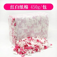 Красная и белая бумага хлопок 450 грамм/сумка