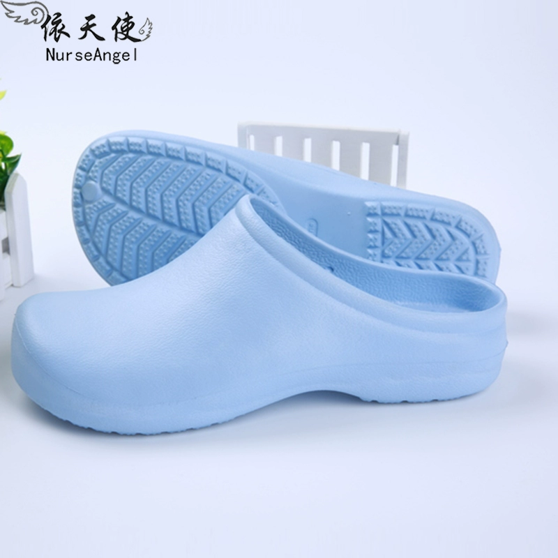 Dép đi trong phòng mổ nữ chống trượt y tá bác sĩ làm việc Giày phẫu thuật Baotou giày thí nghiệm giày đầu bếp giày bảo hộ bệnh viện