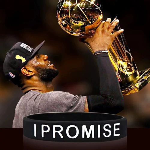 Баскетбольные кавалеры NBA Джеймс тот же браслет, который я обещаю