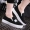 Mùa hè 2017 mới phẳng giày vải trắng Giày nữ hoang dã một đôi giày đạp Học sinh Hàn Quốc giày lười giày yonex chính hãng