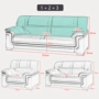 Nội thất văn phòng công ty văn phòng xipi tiếp khách sofa bàn cà phê kết hợp sofa văn phòng ba - Nội thất văn phòng bàn ghế giám đốc hiện đại