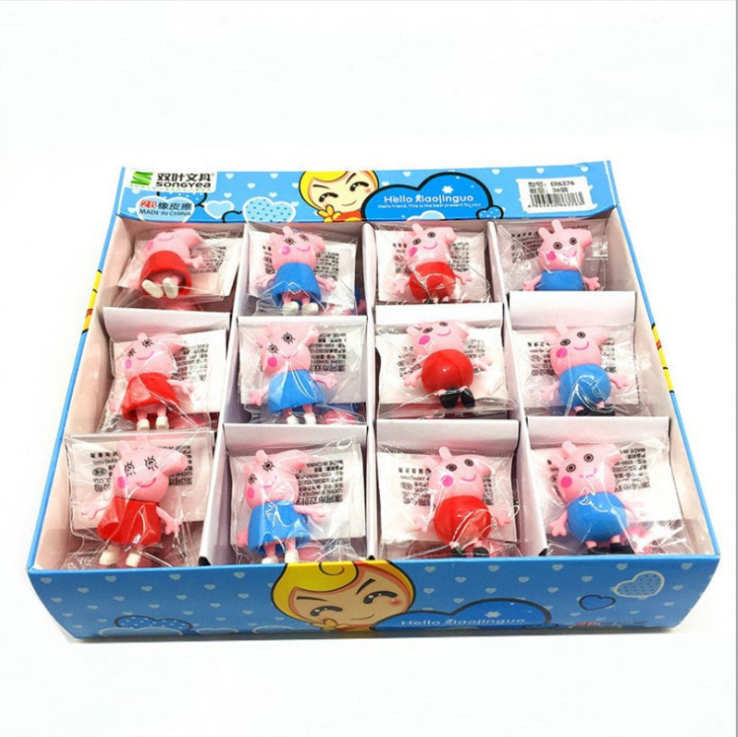 Pig Eraser 36pupil practical Stationery Small gift kindergarten originality study prize reward Whole class children a birthday present