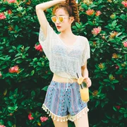 Sanya-2018 áo tắm mới của Hàn Quốc áo tắm chia áo tắm áo tắm áo tắm bốn mảnh