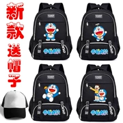 Dora a dream bag machine cat small jingle anime xung quanh ba lô học sinh màu xanh béo hoạt hình sạc ba lô