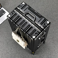 Крюк черный роскошный алюминиевый коробка [сплав на таможне блокировки]