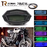 Dụng cụ chỉnh sửa xe máy Kawasaki z1000 LCD 7 màu nước nhiệt độ nước dầu Điều chỉnh độ chính xác LCD - Power Meter