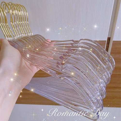 Blingblin Little Fairy INS Flash Powder Transparent Plasticing Hanger Gearl Driling Rack