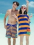 Cặp đôi đồ bơi nữ đi biển kỳ nghỉ thể thao gợi cảm boxer ba mảnh áo cánh rộng mùa xuân - Vài đồ bơi set đồ đôi đi biển