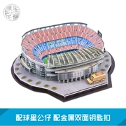 Người hâm mộ Barcelona cung cấp đồ trang trí mô hình sân vận động Nou Camp đồ lưu niệm bóng đá xung quanh búp bê Barcelona Messi - Bóng đá