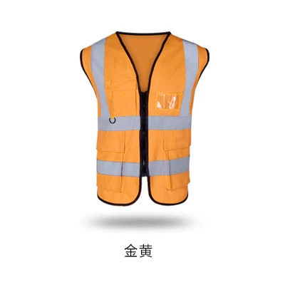 Tùy chỉnh 
            vest huỳnh quang tùy chỉnh in biểu tượng quần áo an toàn vest màu xanh lá cây trình điều khiển kỹ thuật quần áo phản quang áo khoác lưới thoáng khí áo phản quang đi phượt 
