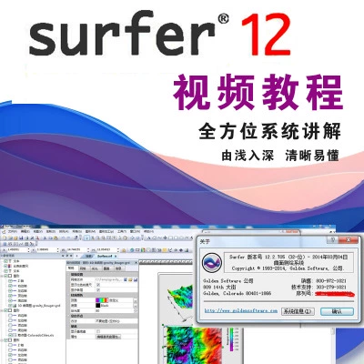Научный рисунок Golden Software Surfer Videoorial /Super Video!ПересечениеПересечение