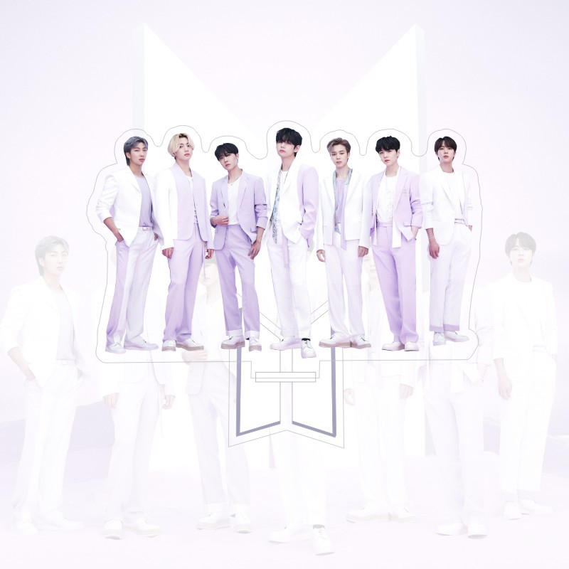 Bulletproof / CollectiveBulletproof Youth League BTS Seoul site Set up a brand desktop bus stop plate Jin Taiheng Tian Minguo character periphery Same gift