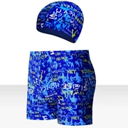 Quần áo mùa xuân quần áo bơi nam phù hợp với cặp vợ chồng suối nước nóng đặc biệt quần bơi boxer mới quần short lỏng bảo thủ - Nam bơi đầm