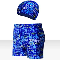 Quần áo mùa xuân quần áo bơi nam phù hợp với cặp vợ chồng suối nước nóng đặc biệt quần bơi boxer mới quần short lỏng bảo thủ - Nam bơi đầm quần bơi nam arena
