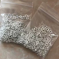 Маленькие 4*8 мм серебряный рог гвозди 200