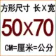 50*70 см квадратный белый