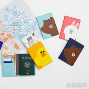 Phim hoạt hình vé hộ chiếu hộ chiếu gói du lịch lưu trữ bảo vệ gói tài liệu